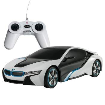 Link Ready! Set! Go! 1:24 RC BMW i8 Concept Remote Control Futuristic Sports Car - White