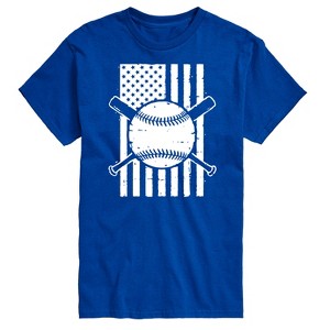 Men's - Instant Message - Baseball Flag Short Sleeve Graphic T-Shirt - 1 of 4
