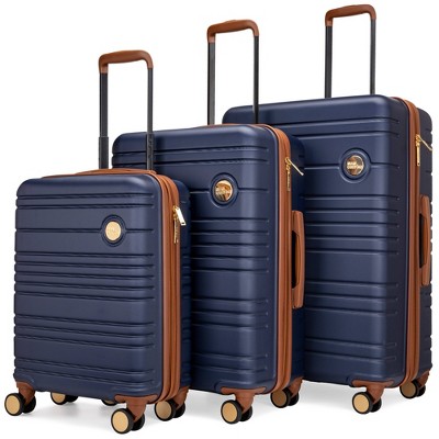 Miami Carryon Collins Expandable Hardside Checked 3pc Luggage Set : Target