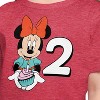 Girls' - Disney - Minnie Birthday 2 Short Sleeve Graphic T-Shirt - 2 of 4
