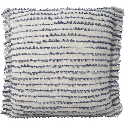 Mina Victory Lifestyle Handcrafted Stripe Indoor Throw Pillow
