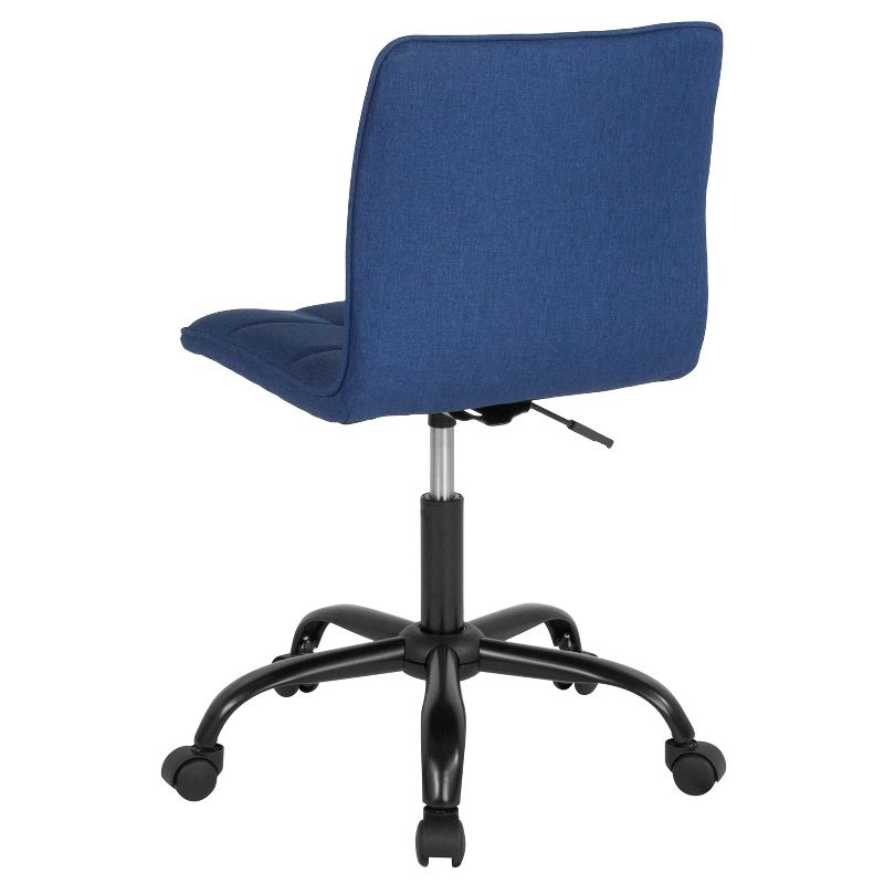 Emma and Oliver Home Office Armless Task Office Chair with Tufted Back/Seat, 4 of 9