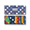 Happy Socks Adult Men and Women Crew Classics Socks in sustainable materials - 4pk in different size and colors - 3 of 4