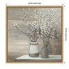 Amanti Art Willow Still Life Gray Pots Crop by Julia Purinton Framed Canvas Wall Art - 3 of 4