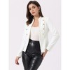 INSPIRE CHIC Women's Casual Long Sleeve Button Decor Work Elegant Blazer - 4 of 4