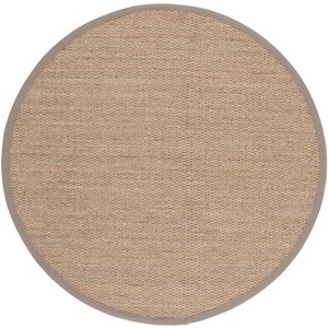 Natural Fiber Twill Plain Seagrass NF111 Indoor Rugs - Safavieh - 1 of 4