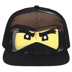 Lego Ninjago Masked Minifigure Face Black Youth Snapback Hat