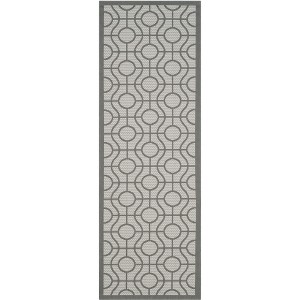 Courtyard CY6115 UV & Stain Resistant Non-Shedding Power Loomed Indoor/Outdoor Rugs - Safavieh - 1 of 4