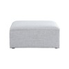 Meridian Furniture,Cube Vegan Leather Ottoman - 2 of 4