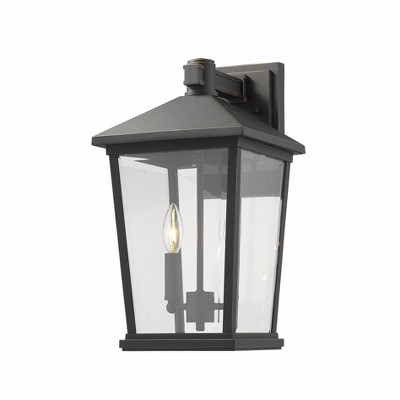 Z-lite Beacon 2 - Light Wall Light In Oil Rubbed Bronze : Target