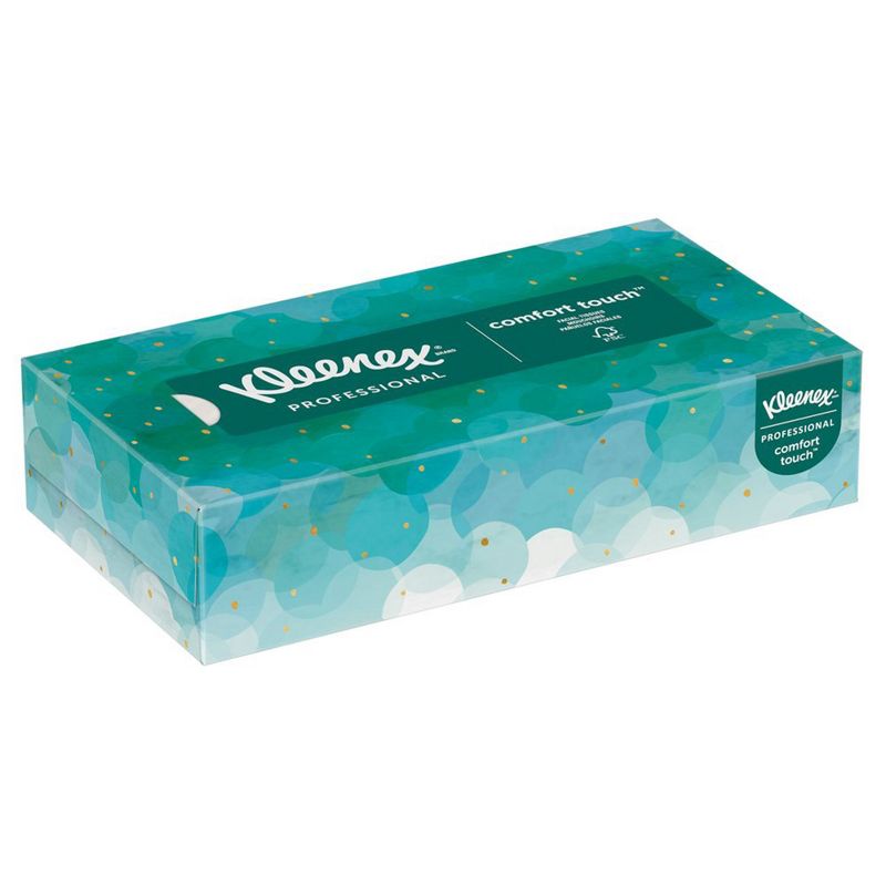 Kleenex 2-Ply Facial Tissue Flat Box 100 Count, 1 Flat Box, 1 of 3