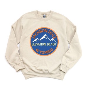 Simply Sage Market Women's Graphic Sweatshirt Jackson Hole Ski Resort - 1 of 4