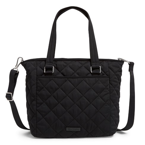 Vera bradley best sale black quilted tote