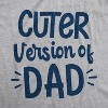 Youth Cuter Version Of Dad Tshirt Funny Son Family Boy Graphic Novelty Tee - Crazy Dog Youth T Shirt - image 2 of 4