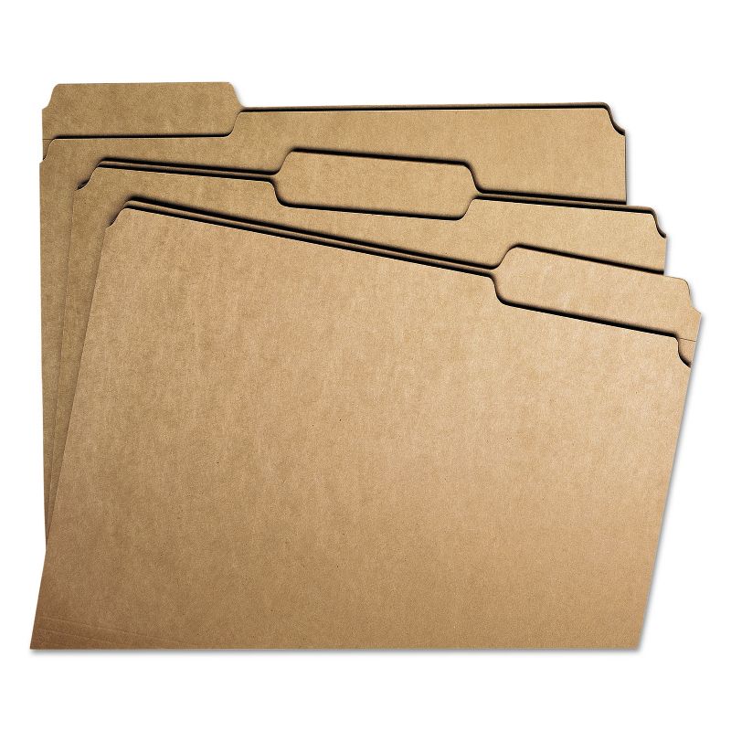 Smead Kraft File Folders 1/3 Cut Reinforced Top Tab Letter Kraft 100/Box 10734, 2 of 8