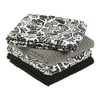 Design Imports Black Damask Mf Dishtowel Set/4 - 2 of 4