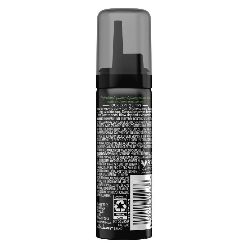 Tresemme Flawless Curls Hair Mousse with Coconut and Avocado Oil - 2oz, 4 of 8