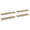 vidaXL Floating Wall Shelves 4 pcs Oak 35.4"x9.3"x1.5" MDF - 2 of 4