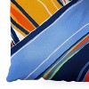 DorisciciArt autumn stripes Square Floor Pillow - Deny Desings - image 3 of 4