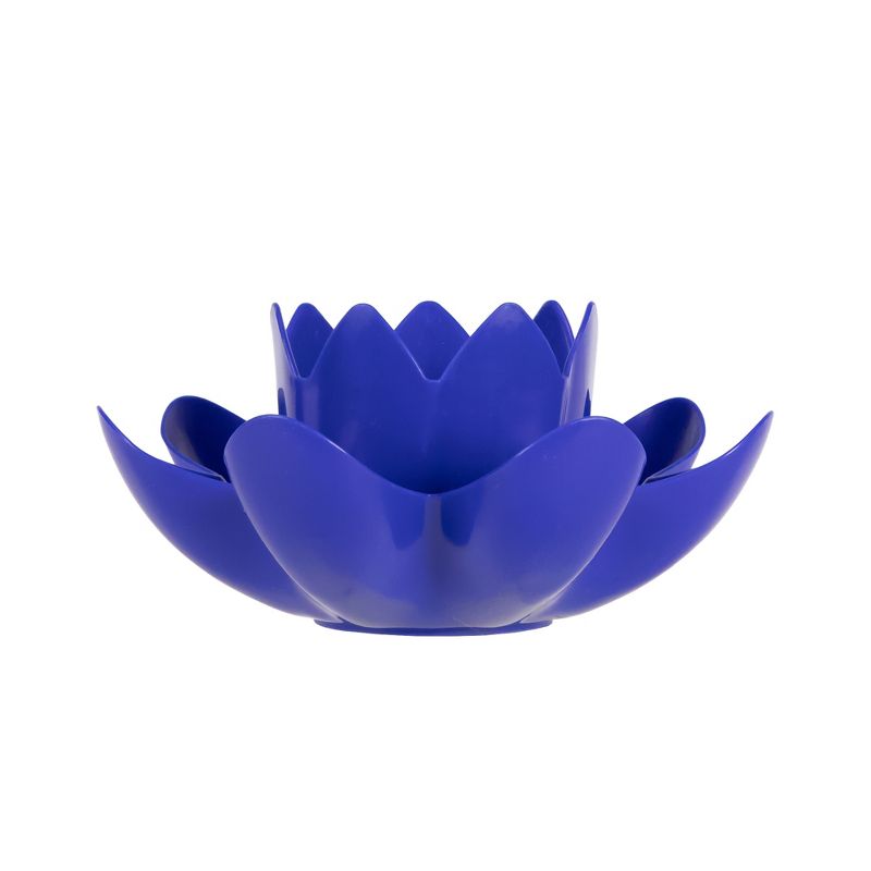 Swimline HydroTools Swimming Pool or Spa Floating Flower Candle Light 7.5" - Blue, 1 of 5