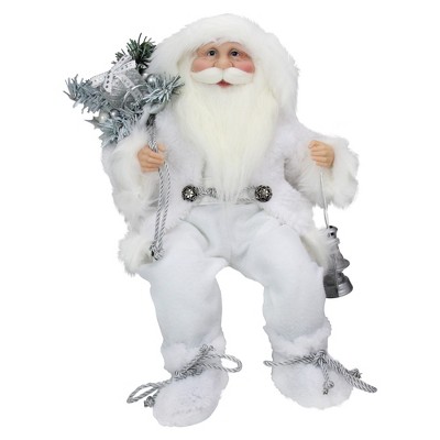 Northlight Set of 2 Plush Santa Claus Christmas Picks 18