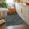 Machine Washable Modern Plaid Area Rug Soft Non Slip Rug Indoor Accent Decorative Printed Rug Low Pile Foldable Carpet for Living Room Bedroom - 4 of 4