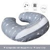 Biloban Nursing Pillow Cover 2 Pack for Breastfeeding Pillow, Ultra Soft and Cozy Nursing Slipcovers, Snug Fits for Boppy, Perfect Choice for Mom - 4 of 4