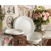 Corelle 18pc Vitrelle Embossed Bella Faenza Dinnerware Set White - image 4 of 4