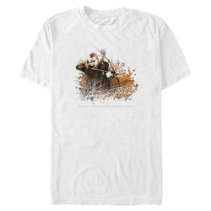 Men's The Lord of the Rings Fellowship of the Ring Legolas Paint Splatter T-Shirt - 1 of 4