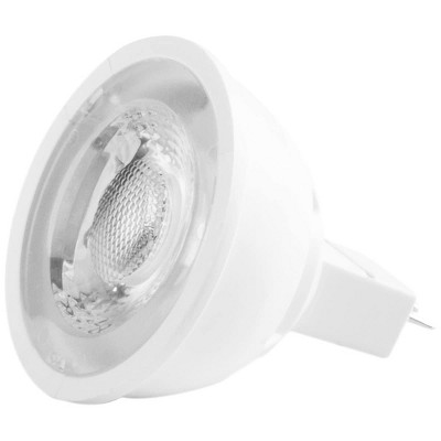 White Frosted LED MR16 Light Bulb 6.5W GU5.3