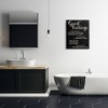 Stupell Industries Guest Rating Five Star Bathroom Black Funny Word Design Canvas Wall Art - 2 of 4