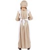 HalloweenCostumes.com Kid's Prairie Girl Sustainable Materials Costume | Pioneer Costumes - 2 of 4