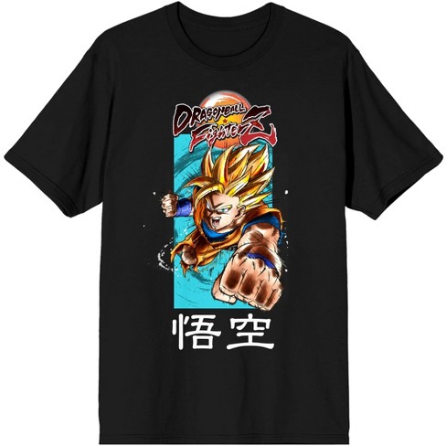 Dragon Ball Fighter Z Goku Men's Black Graphic Crew Neck Tee : Target