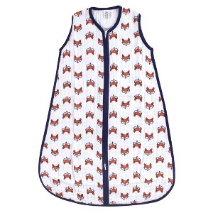 Yoga Sprout Baby Boys Sleeveless Muslin Cotton Sleeping Bag, Sack, Blanket, Clever Fox - 1 of 1