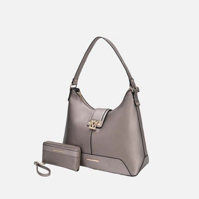 MKF Collection Graciela vegan Leather Women's Hobo Bag and Wallet by Mia K