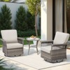 Buenhomino Outdoor Patio All-Weather Wicker Furniture Set - 2 of 4