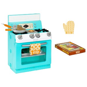 Little Tikes Retro ‘50s Inspired Oven Realistic Pretend Play Kitchen Appliance - 1 of 4