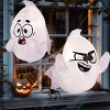 Joyfy 2 Packs Halloween Inflatable Outdoor Decoration, 2.6 FT Tall Scary Ghost Broke Out from Window with LED for Halloween Outdoor Yard Garden Decor - 4 of 4