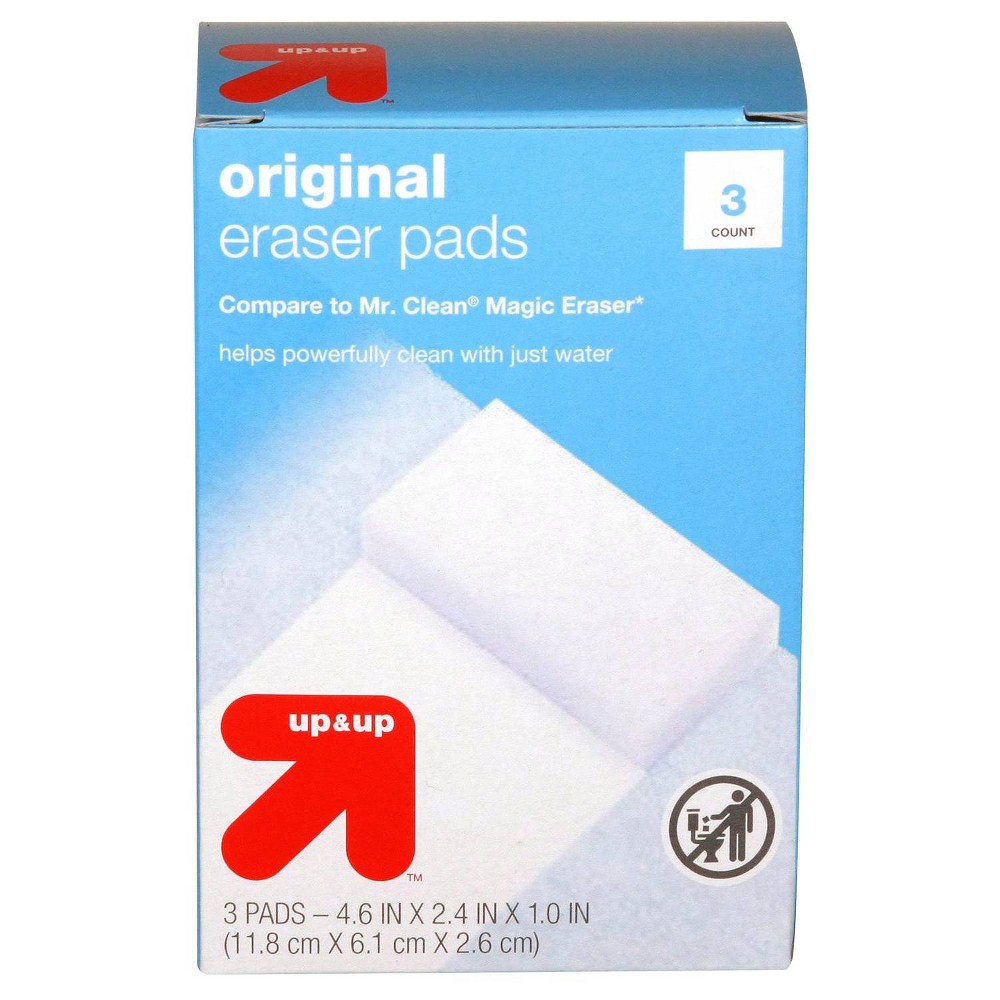 Eraser Pads - 3ct - up & up