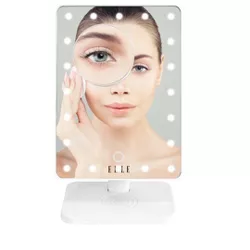 Elle Light up Vanity Mirror with Bluetooth Speakers, Wireless Charging