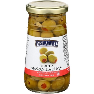 DeLallo Stuffed Manzanilla Olives - 5.75 oz