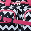 Rockland Rolling Duffel Bag PINKCHEVRON 22" - 4 of 4