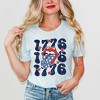 Simply Sage Market Women's 1776 Patriotic Lips Short Sleeve Graphic Tee - 2 of 3