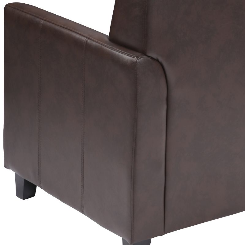 Flash Furniture HERCULES Diplomat Series LeatherSoft Chair with Clean Line Stitched Frame, 5 of 9