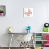 Stupell Industries 17"x17" Kids' Pink Butterfly Wings Glam Detail Wall Art Unframed - 2 of 4