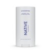 Native Deodorant - Unscented - Aluminum Free - 2.65oz - 2 of 4