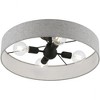 Livex Lighting Elmhurst 4 - Light Semi-Flush Mount in  Black - 3 of 4