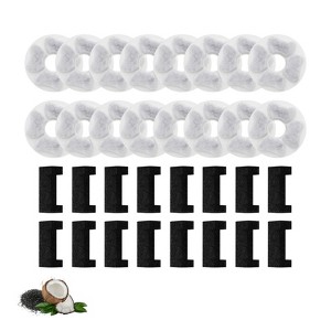 Nispira Cat Water Fountain Replacement Filters Compatible with DEEIPET 74oz/135oz Water Fountain Models, 16 Pack - 1 of 4