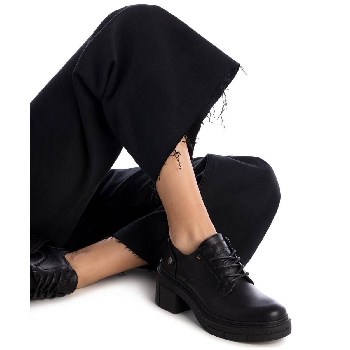 Обувь Refresh Shoes Women's heeled Oxfords 171988 BLACK 6 — фото 2