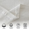 100% Cotton Waffle Weave All-Season Bed Blanket - Great Bay Home - 2 of 4